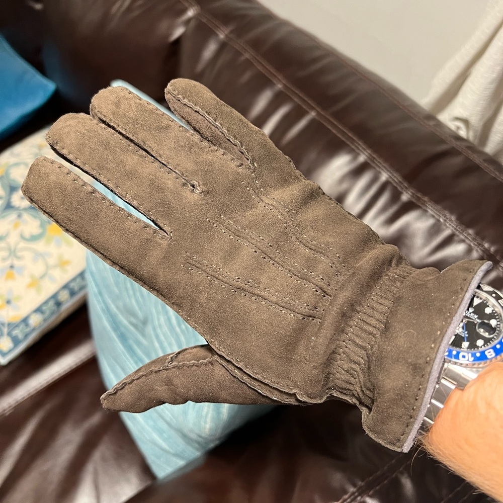 Brunello Cucinelli Suede Leather Gloves